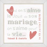 Pour la vie m010 rouge fiche broderie lilipoints mariage