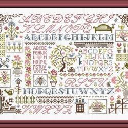 Sampler aux Fleurs PR04 Jardin Privé