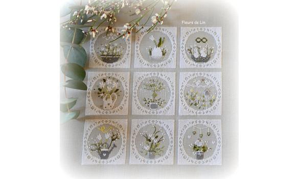 Printemps blanc 249 fleurs de lin 7