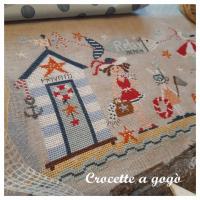 Fiche de broderie relax beach crocette a gogo