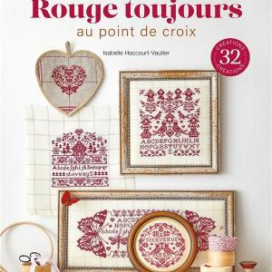 Rouge tourjours au point de croix isabelle haccourt vautier