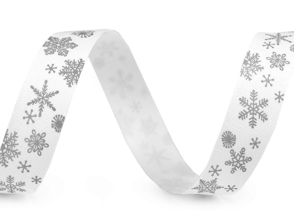 Ruban de noel etoile argent 15 mm 1