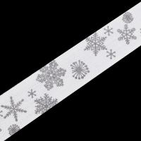 Ruban de noel etoile argent 15 mm 2