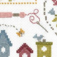 Sampler aux medaillons dm38 jardin prive