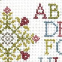 Sampler aux medaillons dm38 jardin prive 2