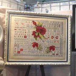 Sampler Hibiscus D96 Passions des croix