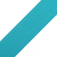 Sangle en coton bleu turquoise 30mm