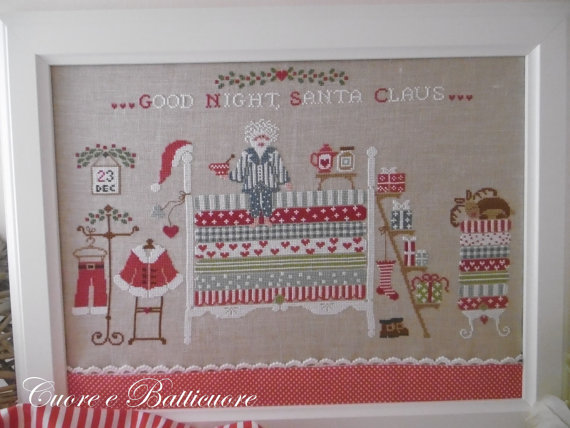 Santa claus on the pea 1