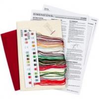 Santa s truck stocking chaussette du pere noel kit de point de croix dimensions 2