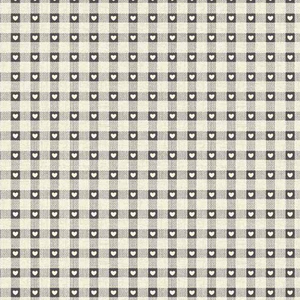 Scandi check grey