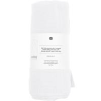 Serviette eponge a broder 50 100 blanc rico design 141022 blanc 2