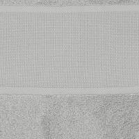 Serviette eponge a broder 50x100 gris clair rico design 141030 3