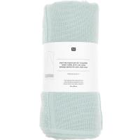 Serviette eponge a broder 50x100 menthe rico design 141027 2