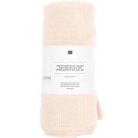 Serviette eponge a broder 50x100 rose poudre rico design 141024 2