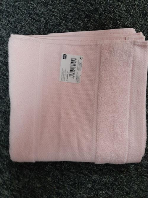 Serviette rose 50x100 rico