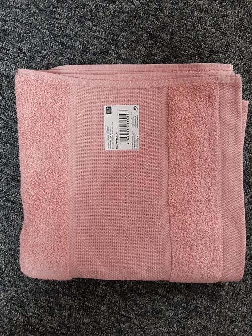 Serviette rose vif 50x100 r