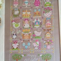 Shabby easter calendar cuore e batticuore 1