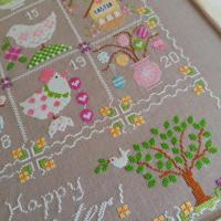 Shabby easter calendar cuore e batticuore 4