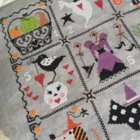 Shabby halloween calendar cuore e batticuore 2