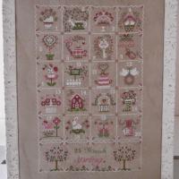 Shabby spring Calendar Cuore e Batticuore