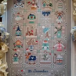 Shabby Winter Calendar Cuore e Batticuore