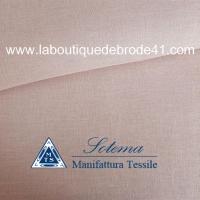 Toile a broder sotema lin 20l 15 fils vieux rose 41