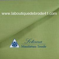 Toile a broder sotema lin 20l 15 fils vert pomme 34