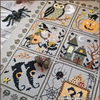 Spooky diary le journal effrayant fiche ou kit de point de croix crocette a gogo 2