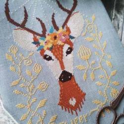 Spring Deer Barbara Ana Designs