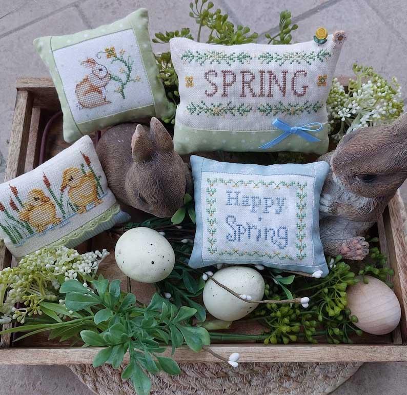 Spring set cuscinetti coussins de printemps cv226 serinita di campagna 1