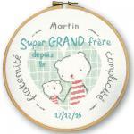 Super grand frere b021 fiche broderie lilipoints naissance