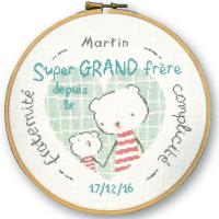 Super grand frere b021 fiche broderie lilipoints naissance