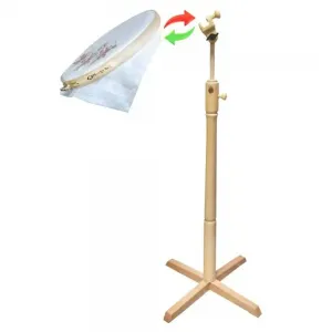 Support reglable sur pied pour tambour a broder nurge 190 2