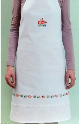 Tablier frise de fleurs ml