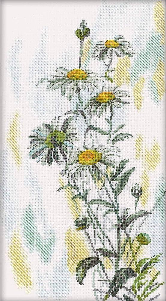 Tender daisies tendres marguerites kit de point de croix rto m261