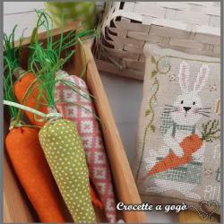 The little bunny  ! - Fiche de Broderie - Crocette a gogò