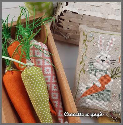 The little bunny  ! - Fiche de Broderie - Crocette a gogò