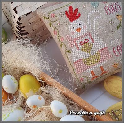 The little hen fiche de broderie crocette a gogo 2