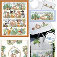 Tiere des waldes les animaux de la foret 141 lindner s kreuzstiche 1