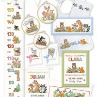 Tiere des waldes les animaux de la foret 141 lindner s kreuzstiche 3