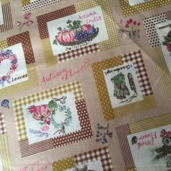 Tissu Yuwa Coton Autumn Beige