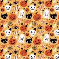 Tissu halloween party 50x70 cm