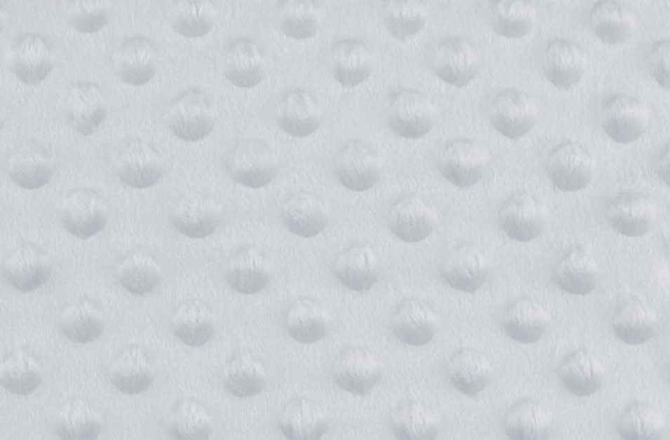 Tissu minky a pois gris
