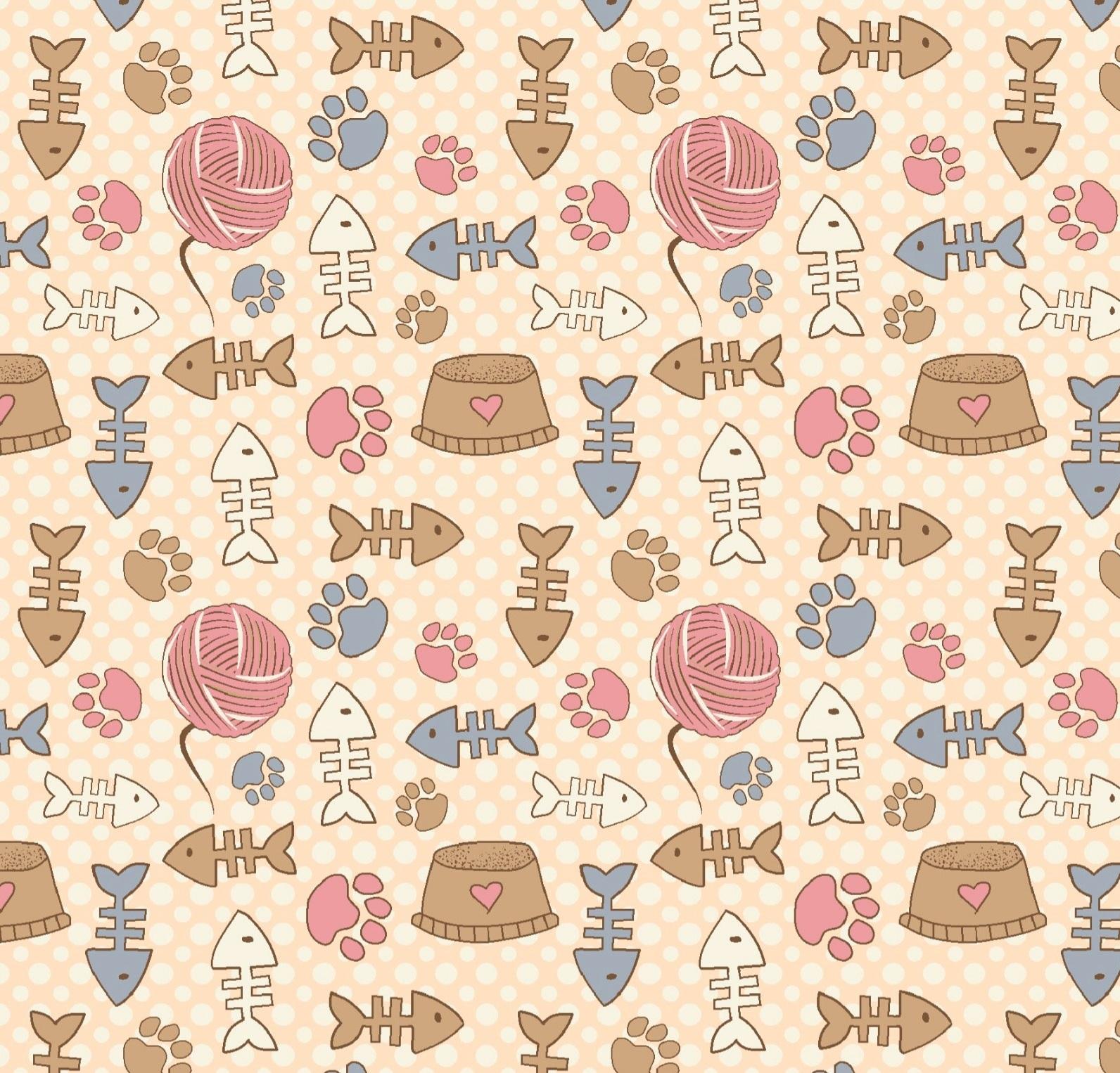 Tissu patchwork chats fuxicos e fricotes rt579