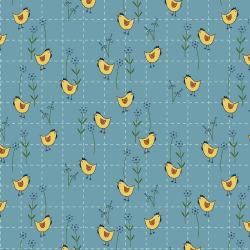 Tissu Patchwork Henri Glass - Backyard Happenings HG2592-17
