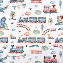 Tissu Trains