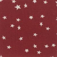 Tissus patchwork stof lin shabby rouges st18 160