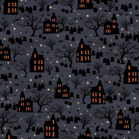Tissu Patchwork Spookie Night SE5723-97 45x55 cm