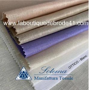 Toile a broder sotema lin 212l 12 fils ottico blanc 1