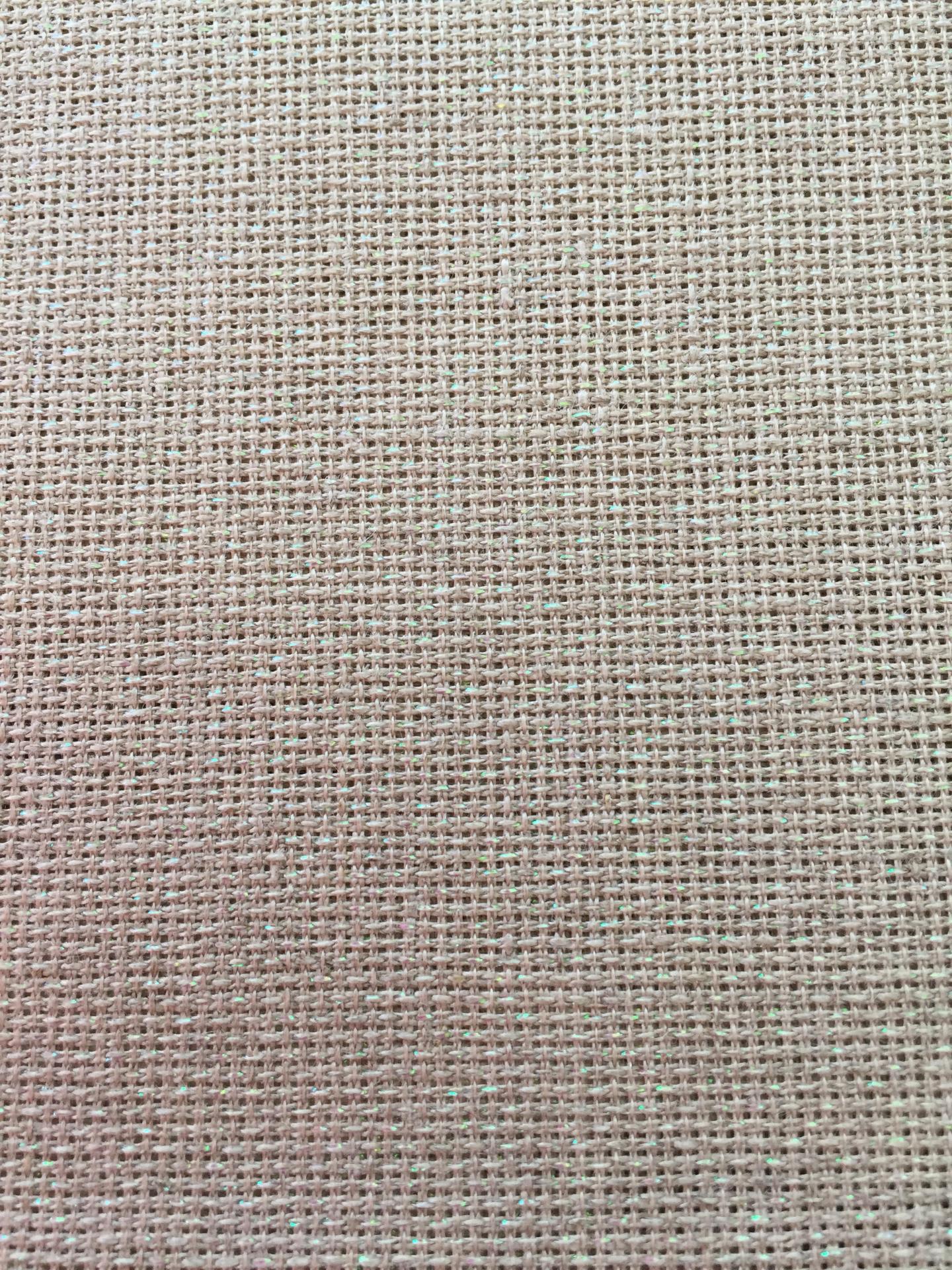Toile a broder zweigart aida 3419 de lin naturel 7 pts irisee 11